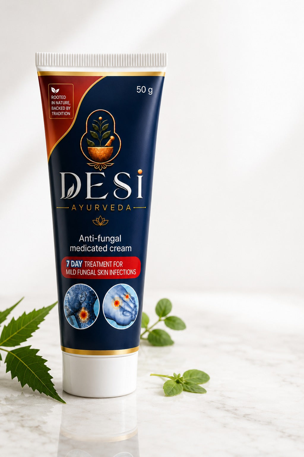 DESI Ayurveda Anti-Fungal Medicated Cream – 50g