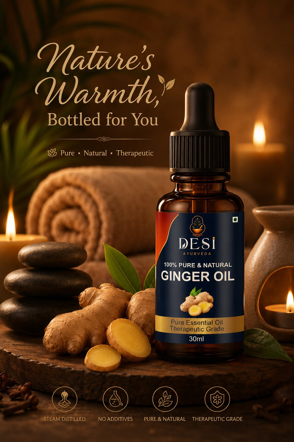 DESI Ayurveda 100% Pure Ginger Oil