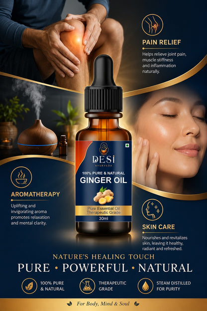 DESI Ayurveda 100% Pure Ginger Oil